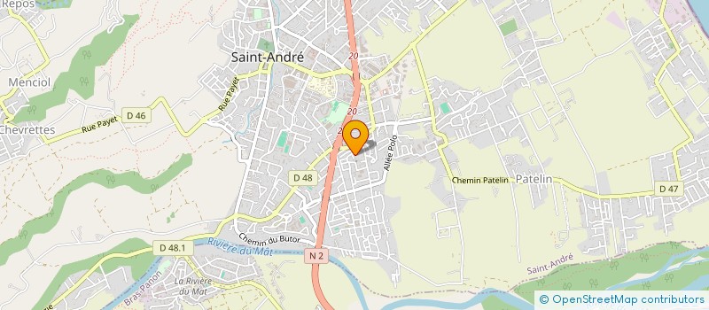 localisation de l'entreprise MONSIEUR THOMAS SERVAL  SAINT-ANDRE