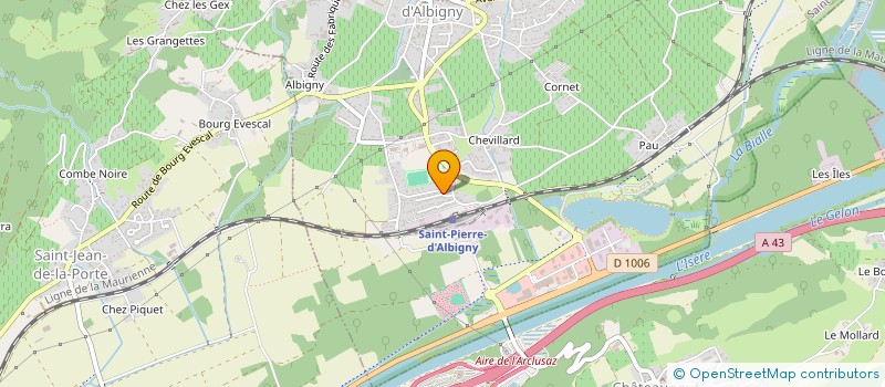 localisation de l'entreprise MONSIEUR THOMAS SERVELLO  SAINT-PIERRE-D'ALBIGNY