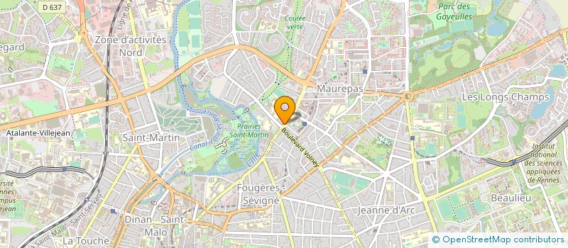 localisation de l'entreprise MONSIEUR THOMAS SERVERA VIMARD  RENNES