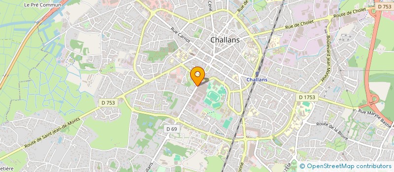 localisation de l'entreprise MONSIEUR THOMAS SEURIN à CHALLANS