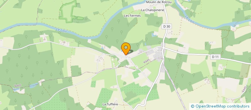 localisation de l'entreprise MONSIEUR THOMAS SEVAULT à VAAS