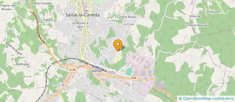 localisation de l'entreprise MONSIEUR THOMAS SIGNOL  SARLAT-LA-CANEDA