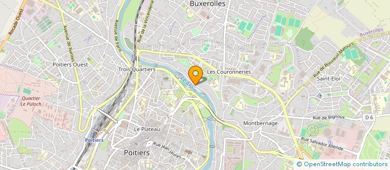 localisation de l'entreprise MONSIEUR THOMAS SILLARD à POITIERS