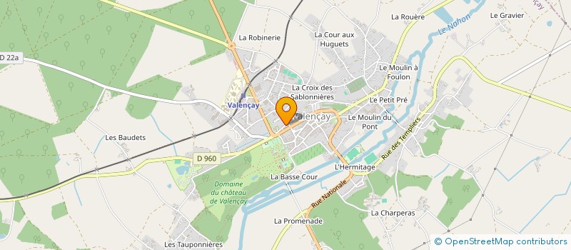 localisation de l'entreprise MONSIEUR THOMAS SILVESTRINI à VALENCAY