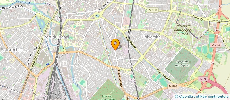 localisation de l'entreprise MONSIEUR THOMAS SIMIAN-MERMIER  DIJON