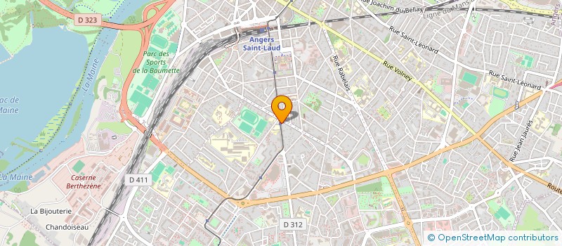 localisation de l'entreprise MONSIEUR THOMAS SIMON à ANGERS