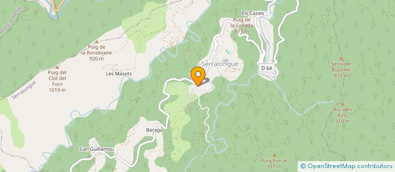 localisation de l'entreprise MONSIEUR THOMAS SINIECKI  SERRALONGUE