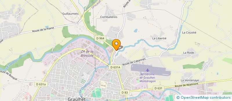 localisation de l'entreprise MONSIEUR THOMAS SIRENA  GRAULHET