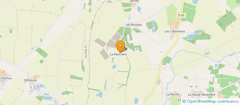 localisation de l'entreprise MONSIEUR THOMAS SITZIA  LA LIMOUZINIERE