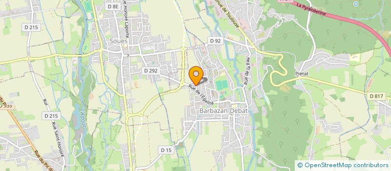 localisation de l'entreprise MONSIEUR THOMAS SIVET  BARBAZAN-DEBAT