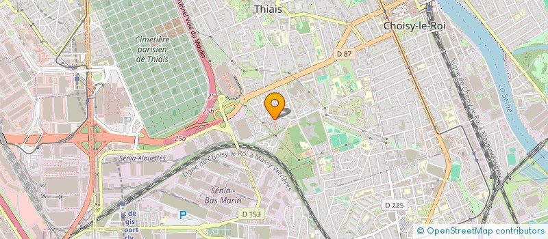 localisation de l'entreprise MONSIEUR THOMAS SOEUNG  THIAIS