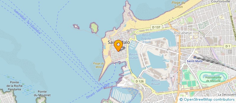 localisation de l'entreprise MONSIEUR THOMAS SORIN  SAINT-MALO