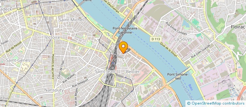 localisation de l'entreprise MONSIEUR THOMAS SOUBIRON  BORDEAUX