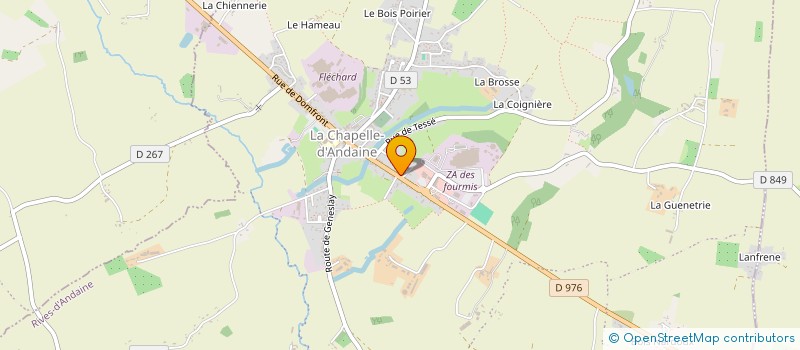 localisation de l'entreprise MONSIEUR THOMAS SOUCHU à RIVES D'ANDAINE