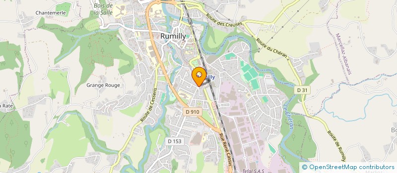 localisation de l'entreprise MONSIEUR THOMAS SOUDAN  RUMILLY