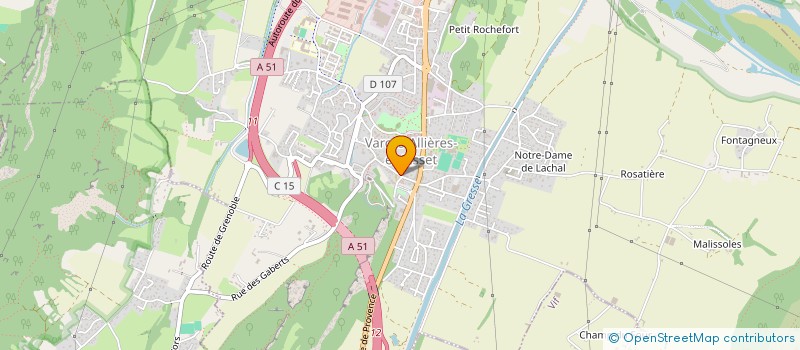 localisation de l'entreprise MONSIEUR THOMAS SOUEVAMANIEN  VARCES-ALLIERES-ET-RISSET