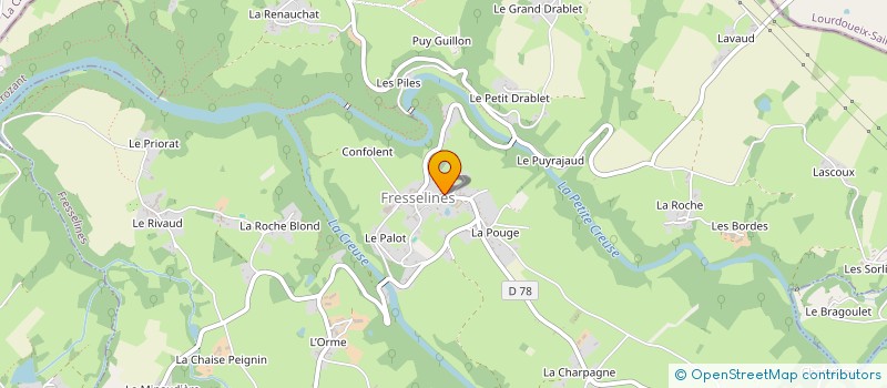localisation de l'entreprise MONSIEUR THOMAS SOUFFLET à FRESSELINES