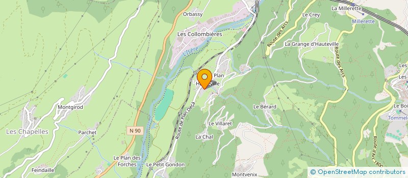 localisation de l'entreprise MONSIEUR THOMAS SOUFFRANT  BOURG-SAINT-MAURICE