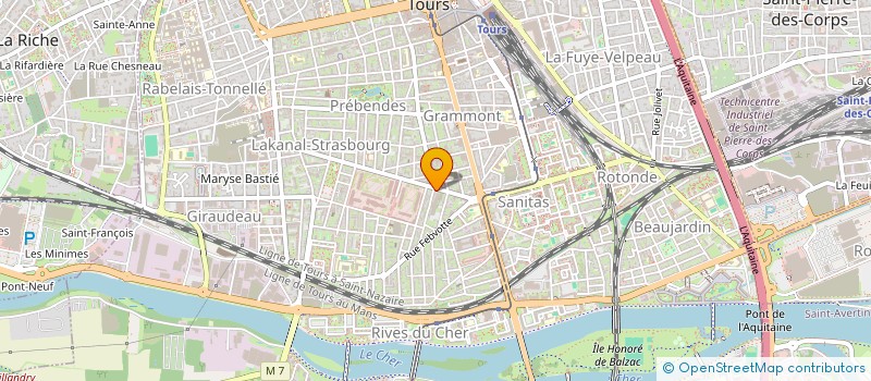 localisation de l'entreprise MONSIEUR THOMAS SOULIE  TOURS