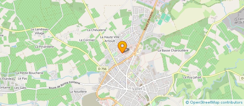 localisation de l'entreprise MONSIEUR THOMAS SOURISSEAU  VALLET