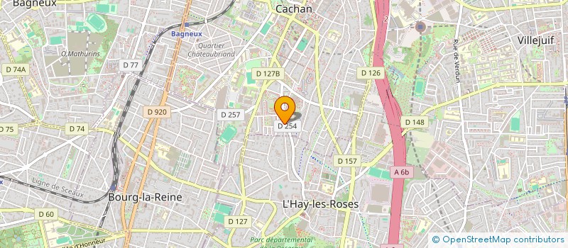 localisation de l'entreprise MONSIEUR THOMAS SOUYRIS  CACHAN