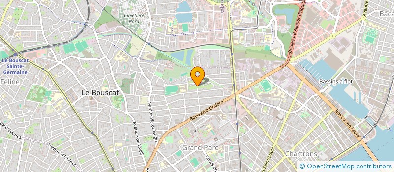 localisation de l'entreprise MONSIEUR THOMAS SPINOSA  LE BOUSCAT