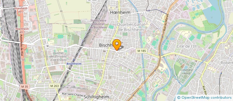 localisation de l'entreprise MONSIEUR THOMAS SQUILLACI  BISCHHEIM