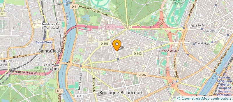 localisation de l'entreprise MONSIEUR THOMAS STENGEL à BOULOGNE-BILLANCOURT