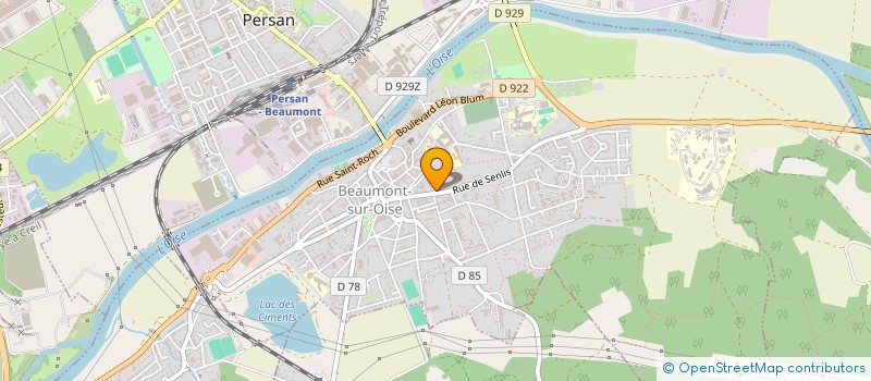 localisation de l'entreprise MONSIEUR THOMAS STEPHAN  BEAUMONT-SUR-OISE