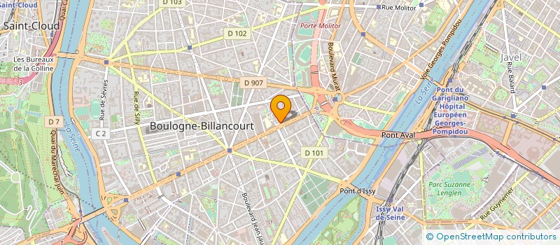 localisation de l'entreprise MONSIEUR THOMAS STEVIGNON à BOULOGNE-BILLANCOURT