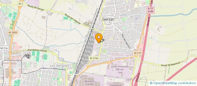 localisation de l'entreprise MONSIEUR THOMAS STOCKLE  GERZAT