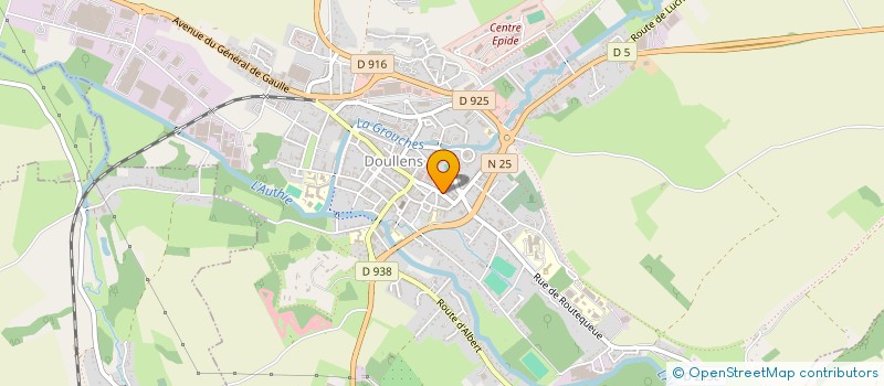 localisation de l'entreprise MONSIEUR THOMAS STUDER à DOULLENS