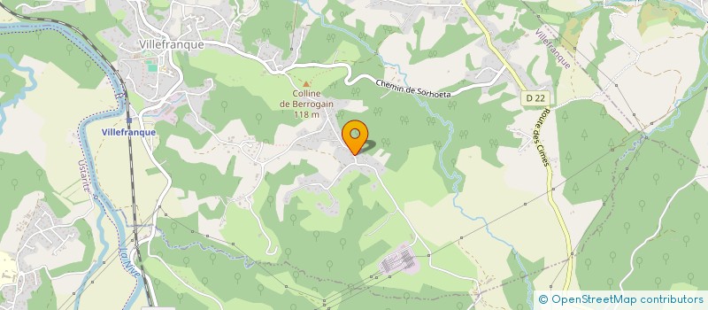 localisation de l'entreprise MONSIEUR THOMAS SUHARRART  VILLEFRANQUE