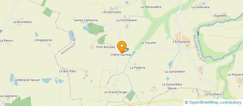 localisation de l'entreprise MONSIEUR THOMAS SUTEAU à MONTREVAULT-SUR-EVRE