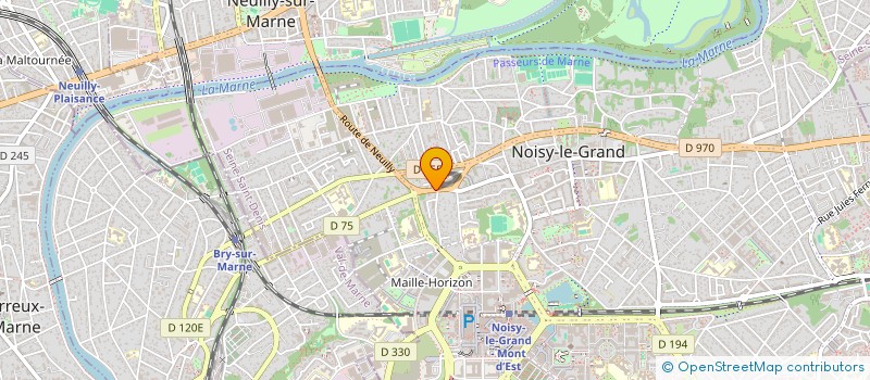 localisation de l'entreprise MONSIEUR THOMAS TABARY à NOISY-LE-GRAND