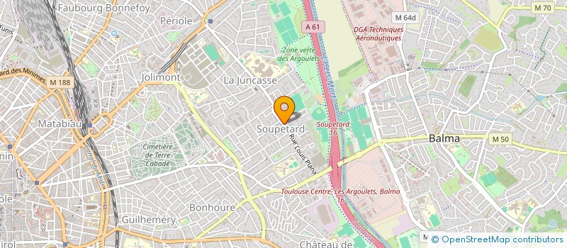 localisation de l'entreprise MONSIEUR THOMAS TAHON à TOULOUSE