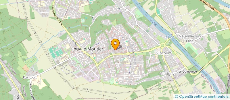 localisation de l'entreprise MONSIEUR THOMAS TAICLET  JOUY-LE-MOUTIER