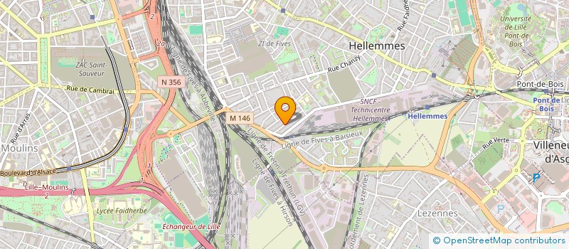 localisation de l'entreprise MONSIEUR THOMAS TALLEU  LILLE