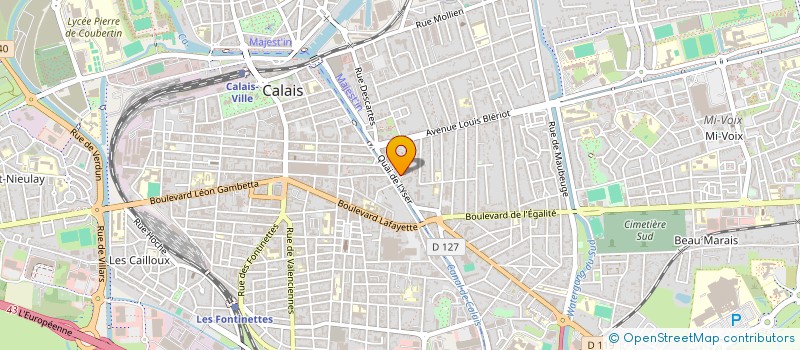 localisation de l'entreprise MONSIEUR THOMAS TALVA  CALAIS