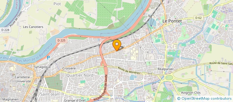 localisation de l'entreprise MONSIEUR THOMAS TANTOT  LE PONTET