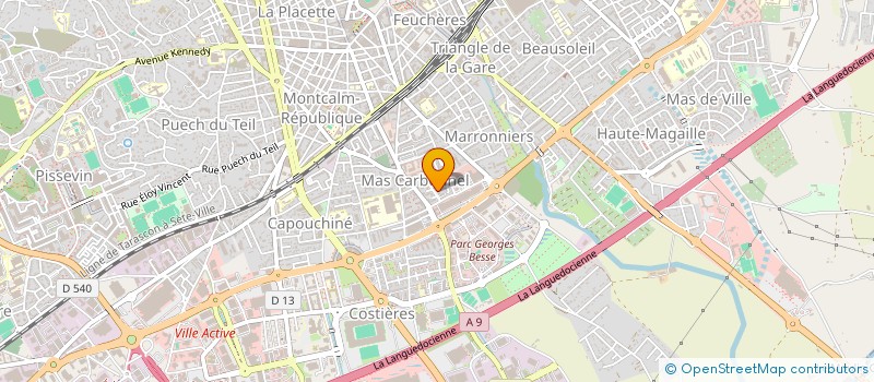 localisation de l'entreprise MONSIEUR THOMAS TARILLON  NIMES