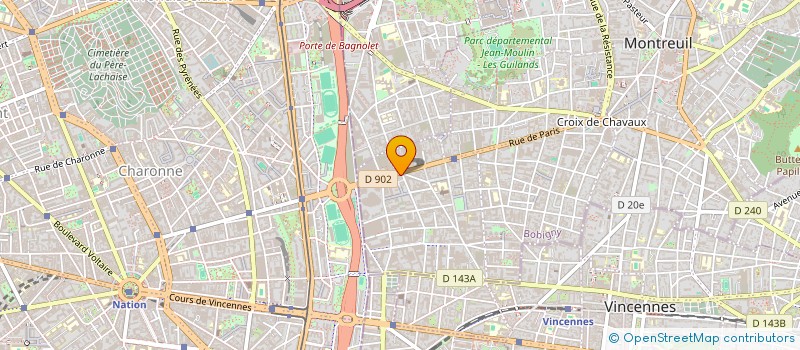 localisation de l'entreprise MONSIEUR THOMAS TASSIN à MONTREUIL