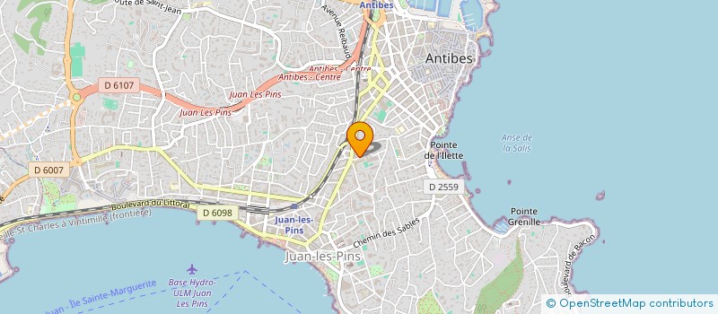 localisation de l'entreprise MONSIEUR THOMAS TASTET  ANTIBES