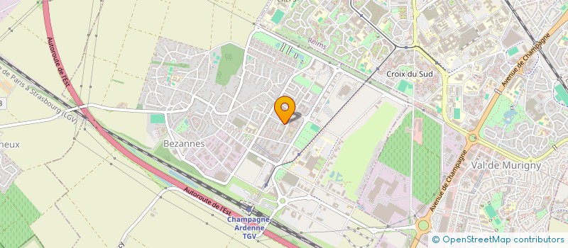 localisation de l'entreprise MONSIEUR THOMAS TELLIER  BEZANNES