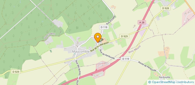 localisation de l'entreprise MONSIEUR THOMAS TERNON  MAUCOMBLE