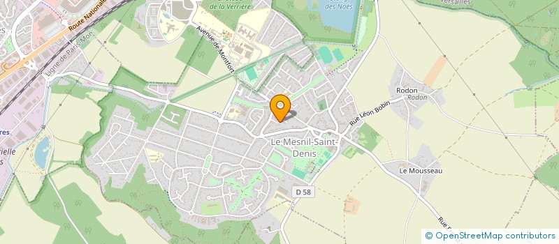 localisation de l'entreprise MONSIEUR THOMAS TESSIER  LE MESNIL-SAINT-DENIS