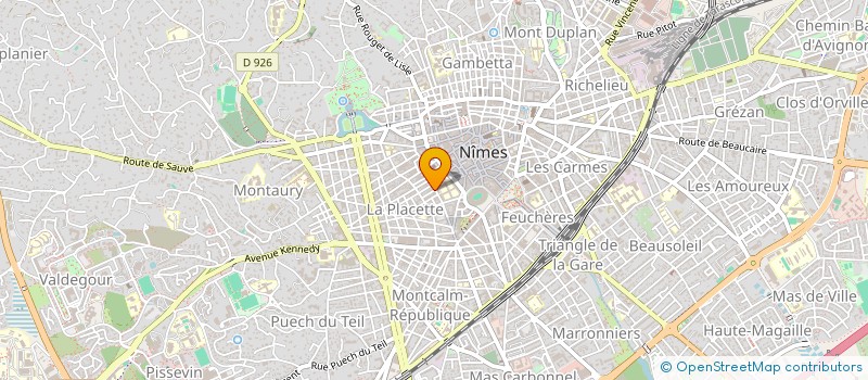 localisation de l'entreprise MONSIEUR THOMAS TESSON  NIMES