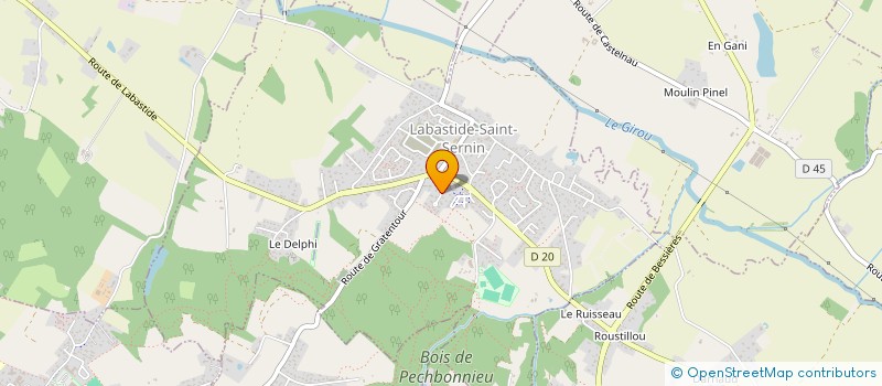 localisation de l'entreprise MONSIEUR THOMAS TESTA  LABASTIDE-SAINT-SERNIN