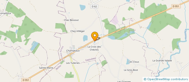 localisation de l'entreprise MONSIEUR THOMAS TEXIER  GAJOUBERT