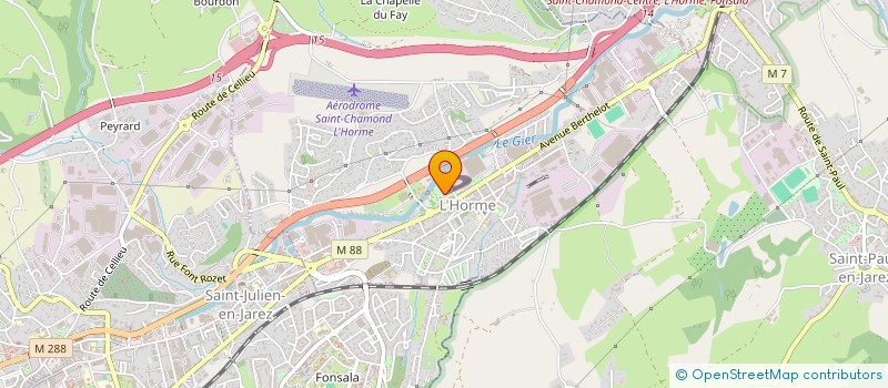 localisation de l'entreprise MONSIEUR THOMAS TEYSSIER  L'HORME